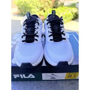 FILA Men’s Action Stride White Sneakers Size 8 NWT